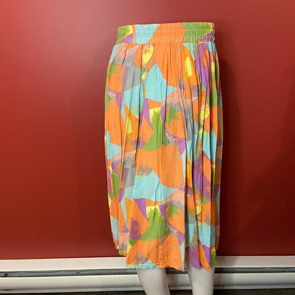 Katies Women's Colorful MIdi Skirt - Size 8 - Picture 2 of 3